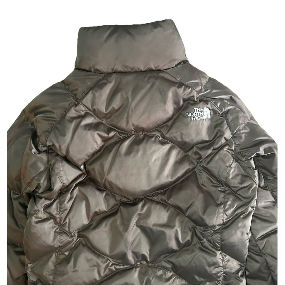 The North Face Women’s Olive Green 550 Goose Down Quilted Puffer Jacket Size S - Picture 7 of 10